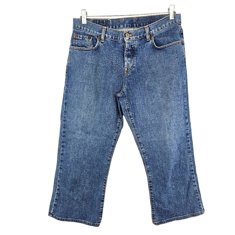 Lucky‎ Brand Dungarees Easy Rider Fit Capri Jeans Women's Size 8/29